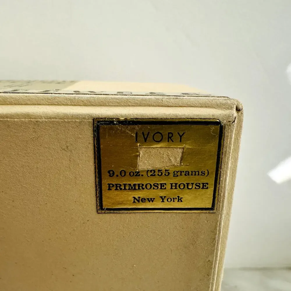 Primrose House Chiffon Face Powder Ivory 1937 Vintage 9oz NEW Deco Box Collector